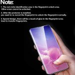 Wholesale 3D Tempered Glass Full Screen Protector with Working Adhesive In Screen Finger Scanner for Samsung Galaxy Galaxy S10 (Black)
